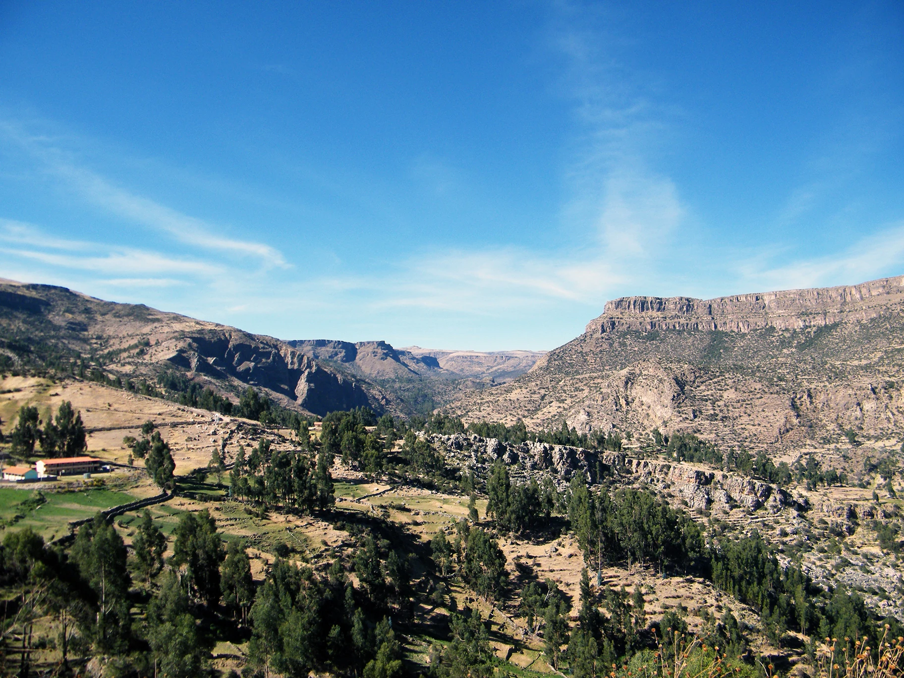 Paisaje de Sacsamarca, Ayacucho