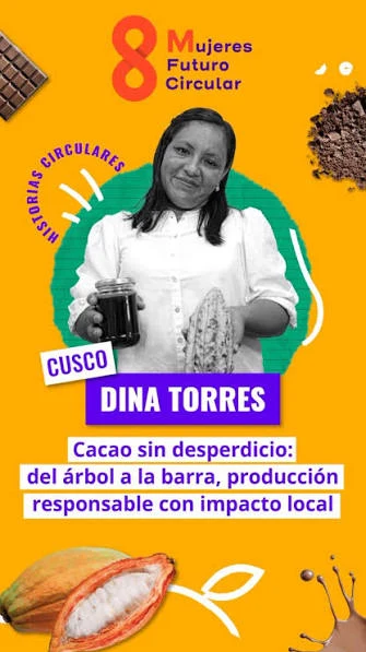 Dina Torres presentada por su trabajo con cacao